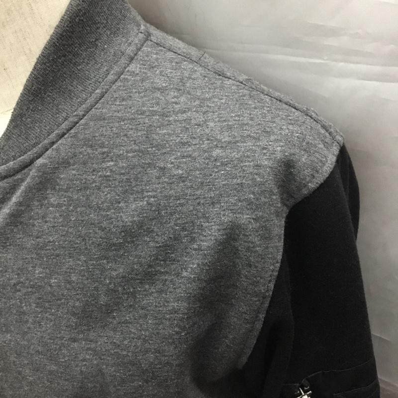 ディアローレル DEAR LAUREL ジャケット、上着 ジャンパー、ブルゾン 14631502 M 無地 黒 / ブラック / black X 灰 / グレー / gray メンズ USED 古着 中古 10109627