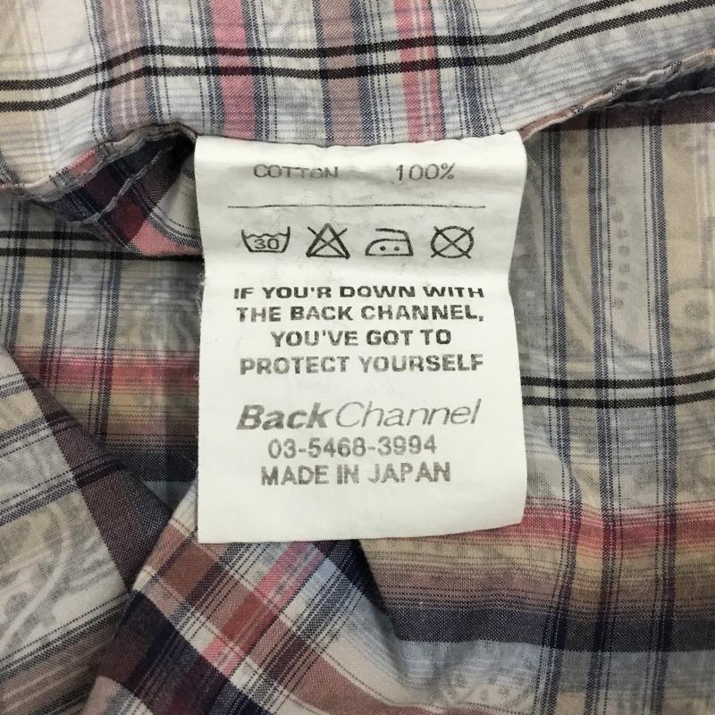 バックチャンネル Back Channel シャツ、ブラウス 半袖 コットン M メンズ USED 古着 中古 10109632