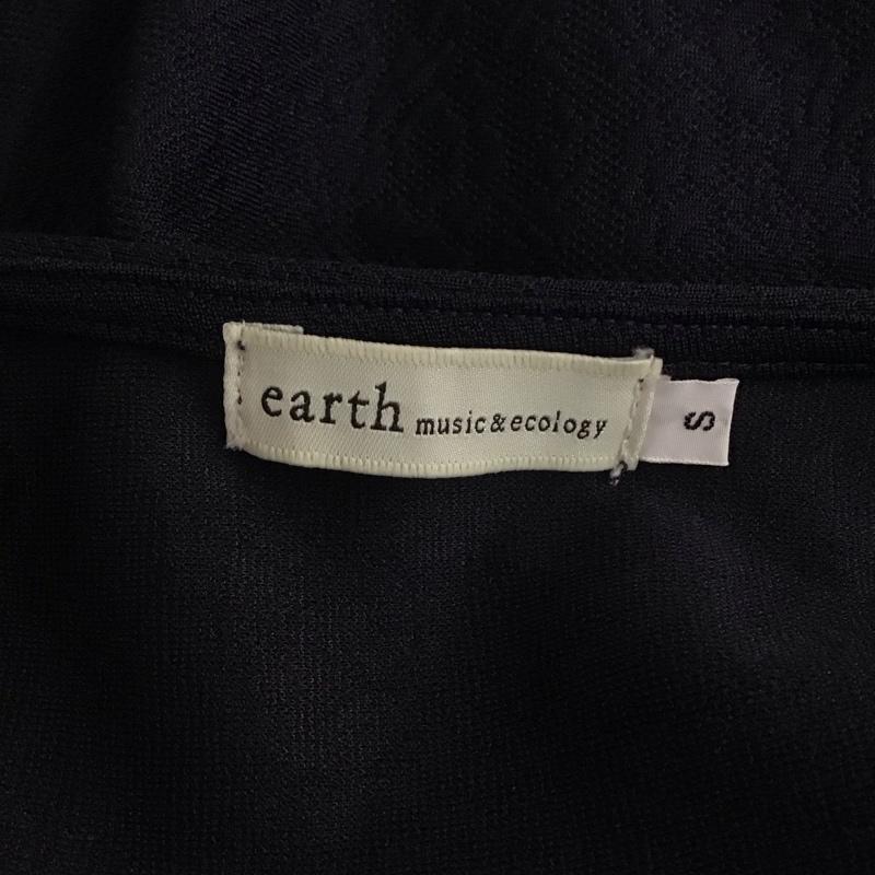 アースミュージックアンドエコロジー earth music&ecology ワンピース ひざ丈スカート 10142H61030 半袖 S  紺 / ネイビー / navy レディース USED 古着 中古 10109654