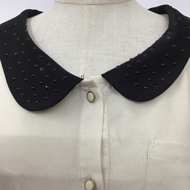 ローリーズファーム LOWRYS FARM シャツ、ブラウス 半袖 M 無地 ベージュ / ベージュ / beige レディース USED 古着 中古 10114008