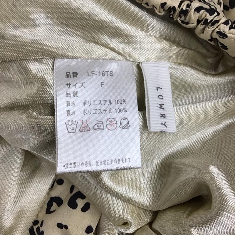 ローリーズファーム LOWRYS FARM パンツ ショートパンツ キュロット FREE ヒョウ柄・レオパード柄 ベージュ / ベージュ / beige X 黒 / ブラック / black レディース USED 古着 中古 10114069