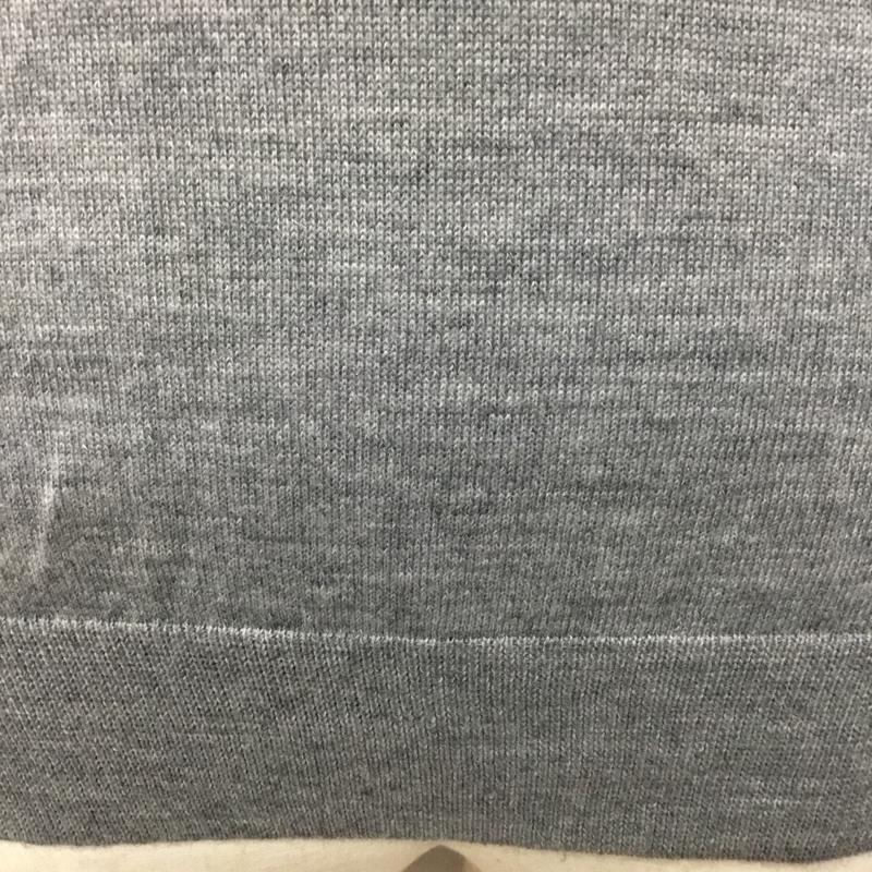 ミスタージェントルマン MR.GENTLEMAN ニット、セーター 長袖 長袖 M 無地 灰 / グレー / gray メンズ USED 古着 中古 10114312