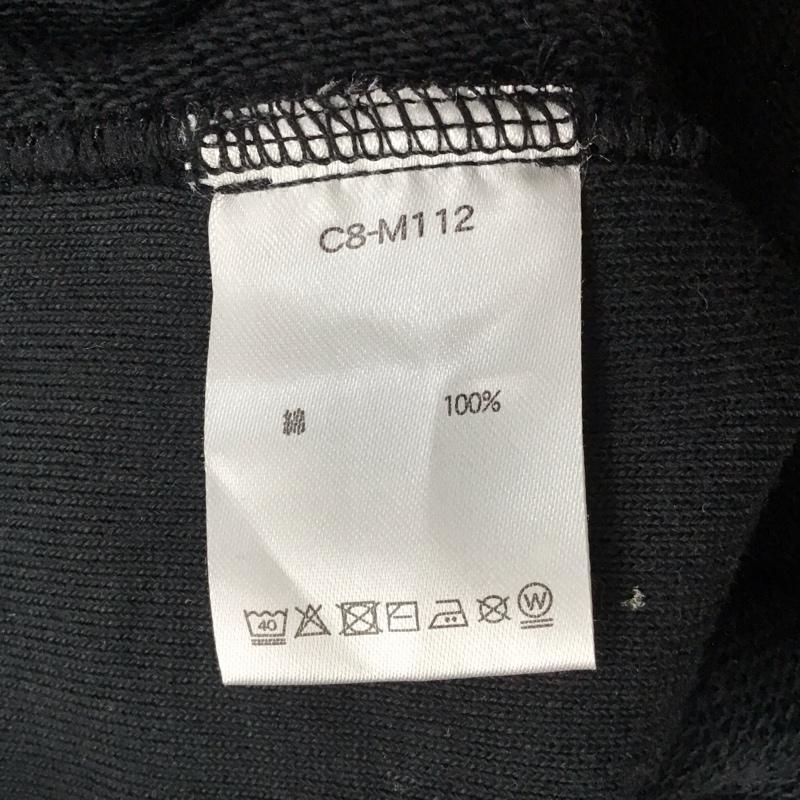 チャンピオン Champion ジャケット、上着 ジャケット、ブレザー 長袖スウェット 長袖トレーナー リブカットソー 前ボタン ジャケット S ロゴ、文字 黒 / ブラック / black メンズ USED 古着 中古 10114416