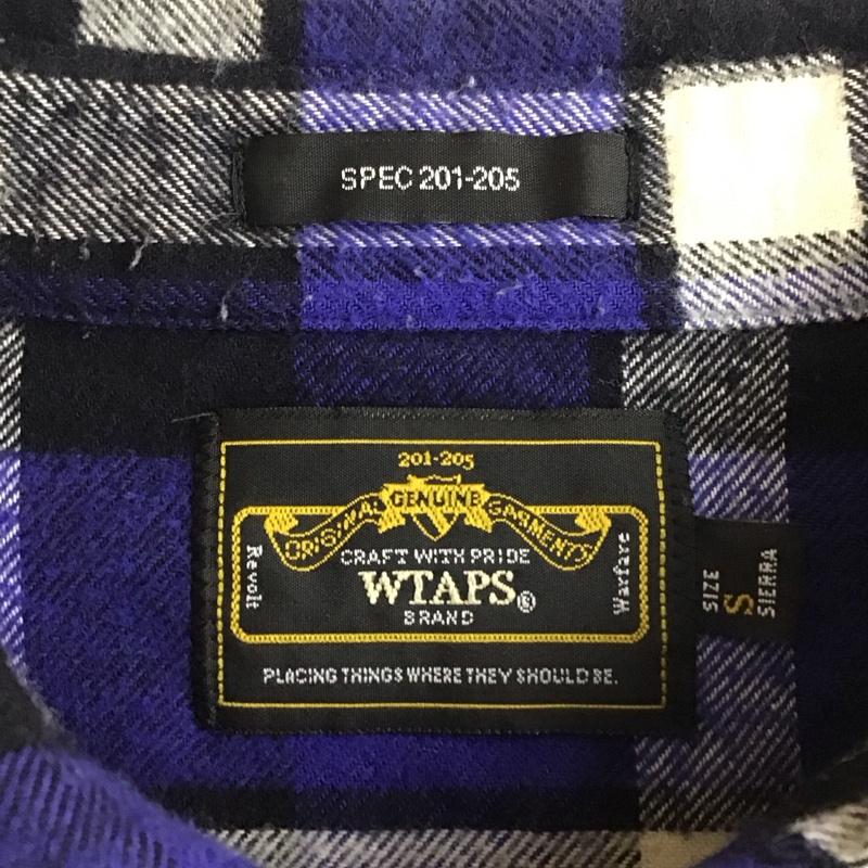 ダブルタップス WTAPS シャツ、ブラウス 長袖 長袖シャツ カラーシャツ ポケットシャツ 長袖カットソー チェックシャツ S メンズ USED 古着 中古 10114417