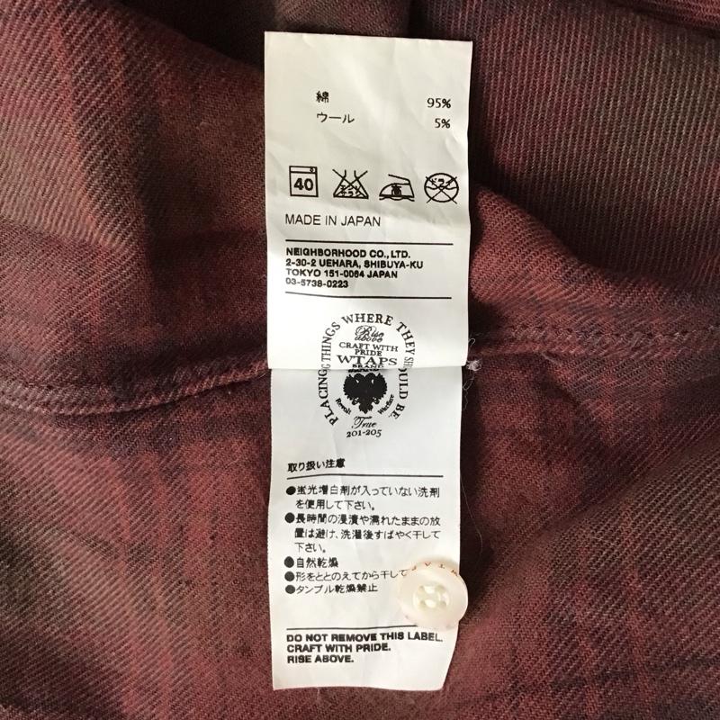 ダブルタップス WTAPS シャツ、ブラウス 長袖 長袖シャツ カラーシャツ ポケットシャツ 長袖カットソー チェックシャツ S チェック マルチカラー / マルチカラー / multicolor メンズ USED 古着 中古 10114418