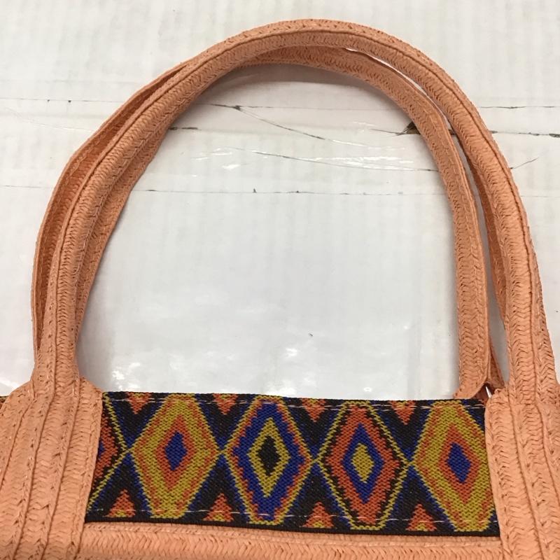 ロデオクラウンズ Rodeo Crowns トートバッグ トートバッグ フリンジ ロゴ、文字 橙 / オレンジ / orange レディース USED 古着 中古 10116069
