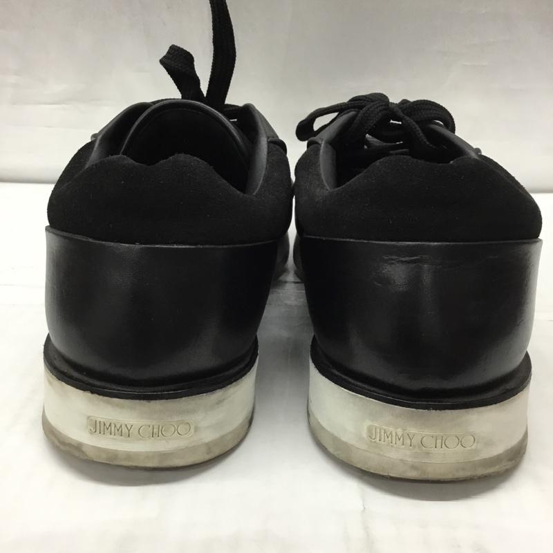 ジミーチュウ JIMMY CHOO スニーカー スニーカー ロゴ、文字 黒 / ブラック / black メンズ USED 古着 中古 10117592