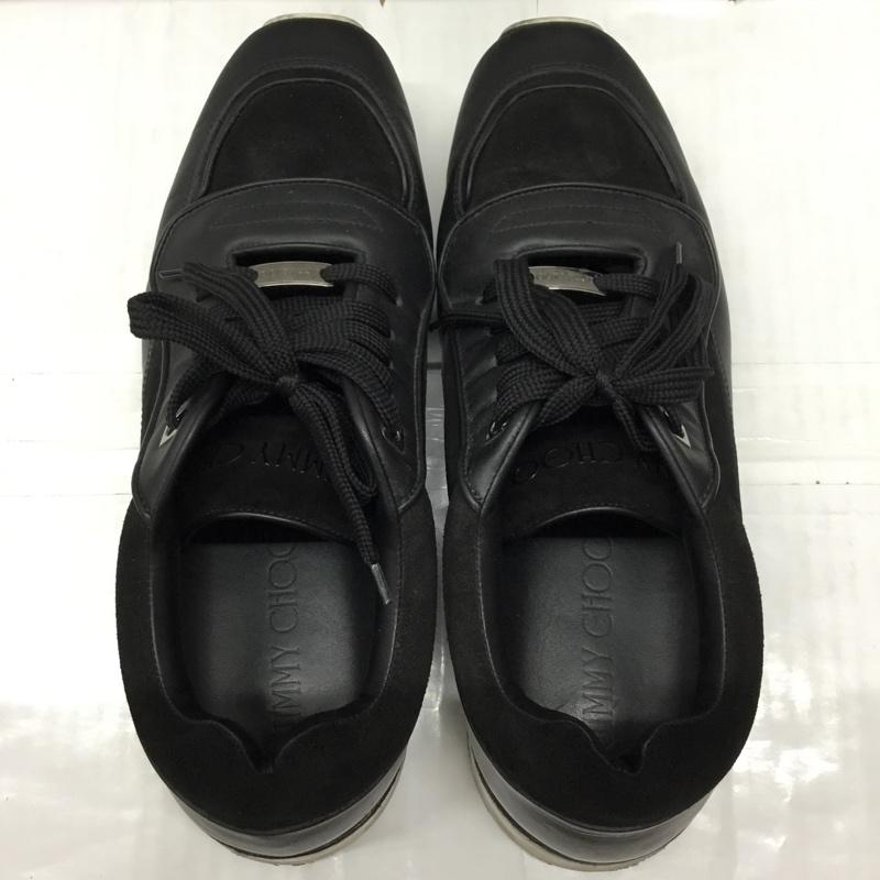 ジミーチュウ JIMMY CHOO スニーカー スニーカー ロゴ、文字 黒 / ブラック / black メンズ USED 古着 中古 10117592