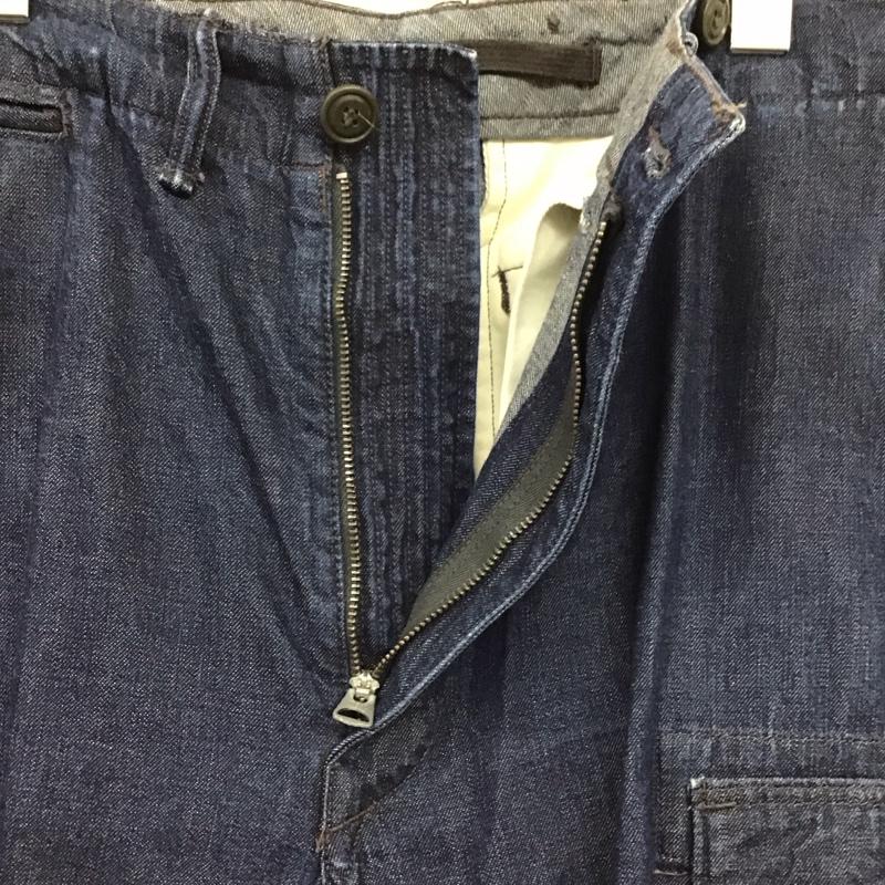ダブルアールエル RRL パンツ デニム、ジーンズ デニムパンツ カーゴパンツ 32インチ 無地 インディゴ / インディゴ / Indigo メンズ USED 古着 中古 10118083