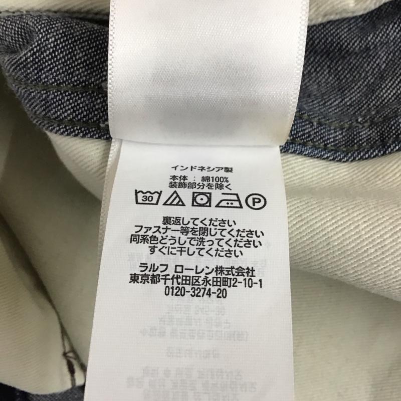 ダブルアールエル RRL パンツ デニム、ジーンズ デニムパンツ カーゴパンツ 32インチ 無地 インディゴ / インディゴ / Indigo メンズ USED 古着 中古 10118083