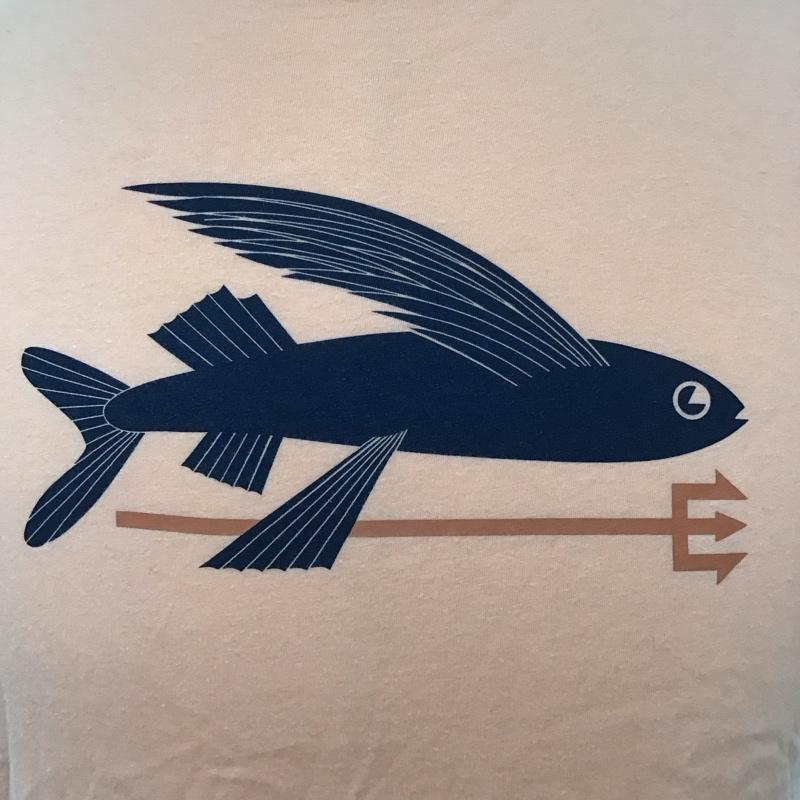 パタゴニア patagonia Tシャツ 半袖 STY62150SP19 XL プリント 橙 / オレンジ / orange メンズ USED 古着 中古 10118315