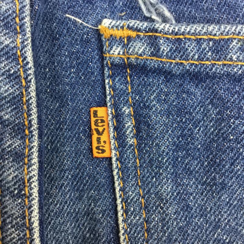 リーバイス Levi s パンツ デニム、ジーンズ USA製　20509-0217 33インチ 無地 インディゴ / インディゴ /  メンズ USED 古着 中古 10125240