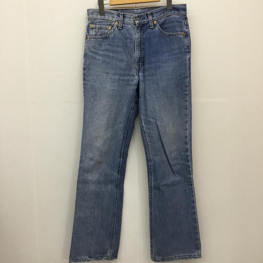 リーバイス Levi s パンツ デニム、ジーンズ 517　USA製　84011-3 31インチ 無地 青 / ブルー /  メンズ USED 古着 中古 10125241