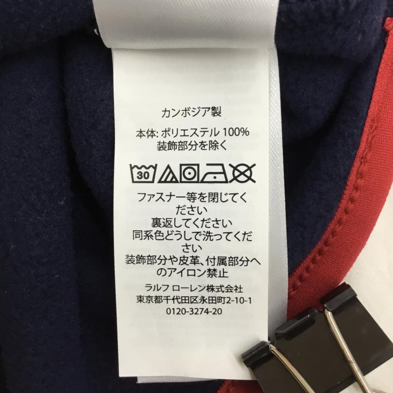 ポロスポーツラルフローレン POLOSPORT トップス トップス ポロスポーツ　フリースジャケット XL ロゴ、文字 青 / ブルー / X 赤 / レッド / X 紺 / ネイビー /  メンズ USED 古着 中古 10125242