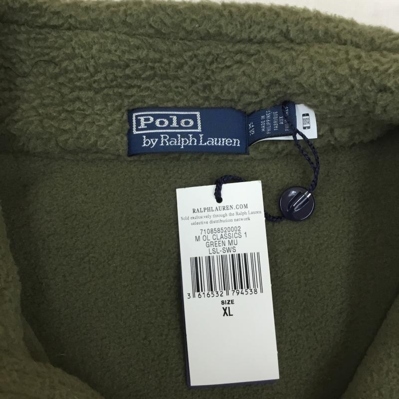 ポロラルフローレン POLO RALPH LAUREN トップス トップス XL 無地 黒 / ブラック / X 緑 / グリーン /  メンズ USED 古着 中古 10125243