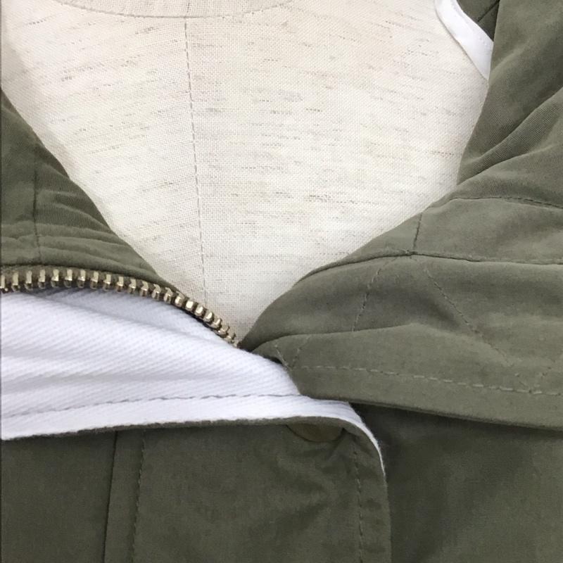 ザラウーマン ZARA WOMAN ジャケット、上着 ジャケット、ブレザー ジップアップジャケット フード付きジャケット アウター ミリタリー S 無地 カーキ / カーキ /  レディース USED 古着 中古 10125245