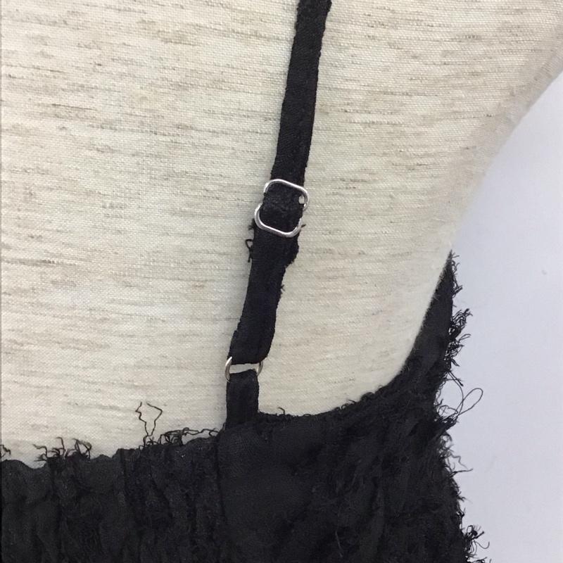 アルシーヴ archives ワンピース ロングスカート ノースリーブワンピース ロングスカート フレアスカート M 総柄 黒 / ブラック /  レディース USED 古着 中古 10125248