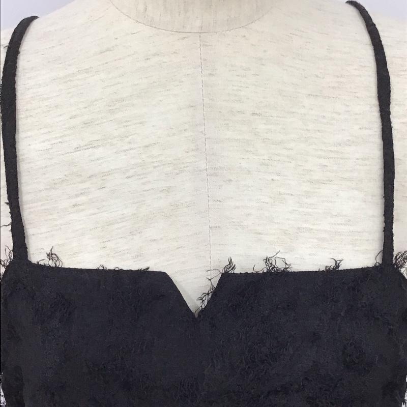 アルシーヴ archives ワンピース ロングスカート ノースリーブワンピース ロングスカート フレアスカート M 総柄 黒 / ブラック /  レディース USED 古着 中古 10125248
