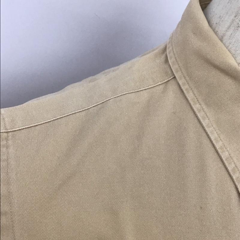 ラルフローレン RALPHLAUREN シャツ、ブラウス 長袖 長袖シャツ 無地シャツ カラーシャツ ボタンダウンシャツ ロゴ、文字 ベージュ / ベージュ /  レディース USED 古着 中古 10125249