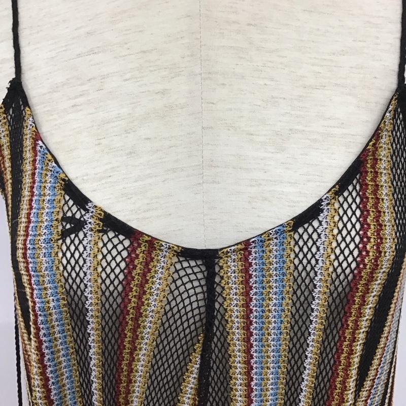 ザラ ZARA ワンピース ロングスカート ロングワンピース ノースリーブワンピース フレアスカート S ストライプ マルチカラー / マルチカラー /  レディース USED 古着 中古 10125257