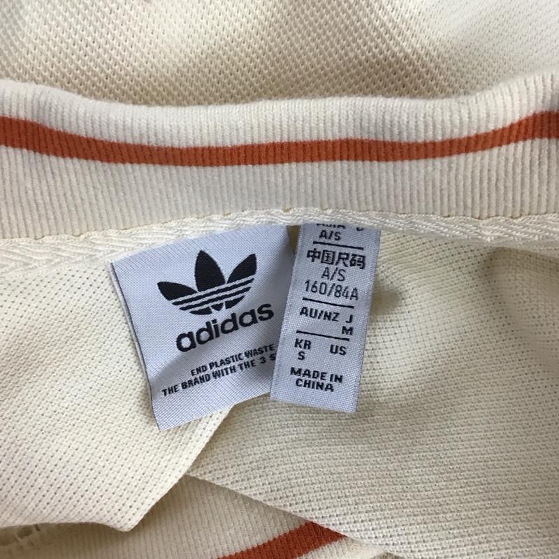 アディダス adidas ワンピース ロングスカート IK7862 V NECK M ロゴ、文字 X プリント アイボリー / アイボリー /  レディース USED 古着 中古 10125259