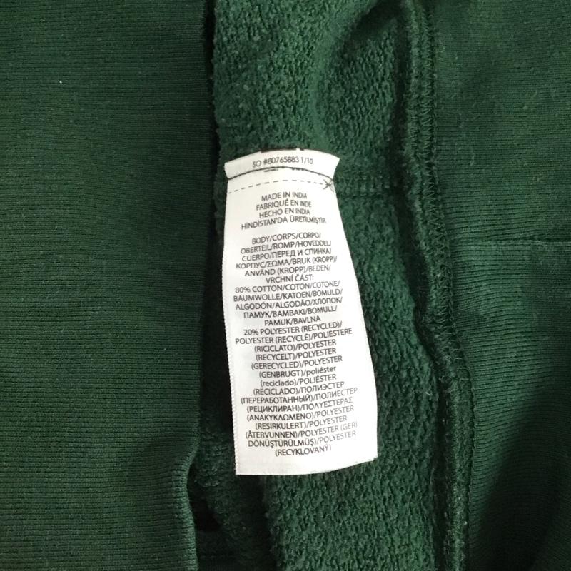 ポロラルフローレン POLO RALPH LAUREN カットソー 長袖 長袖カットソー カラーシャツ ポロシャツ スウェット M ロゴ、文字 緑 / グリーン /  ボーイズ USED 古着 中古 10125273