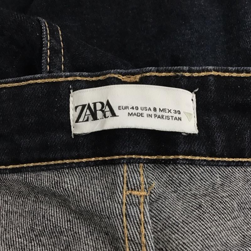 ザラ ZARA パンツ デニム、ジーンズ デニムパンツ スリムパンツ カジュアルパンツ ストレッチパンツ 40 無地 インディゴ / インディゴ /  レディース USED 古着 中古 10125274
