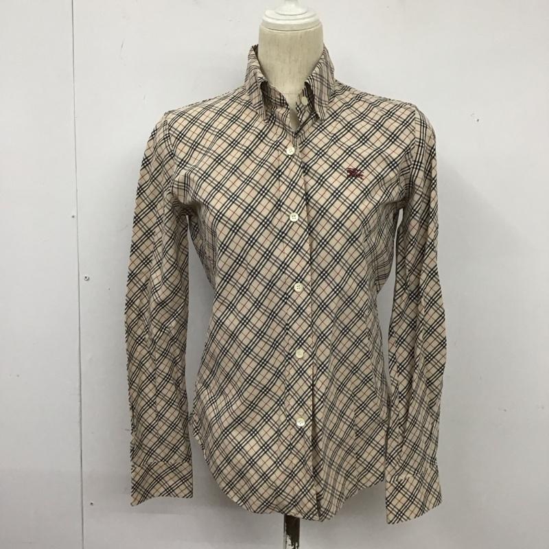 バーバリーロンドン Burberry London シャツ、ブラウス 長袖 長袖シャツ チェックシャツ カラーシャツ 38 チェック マルチカラー / マルチカラー /  レディース USED 古着 中古 10125283
