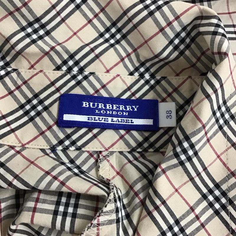 バーバリーロンドン Burberry London シャツ、ブラウス 長袖 長袖シャツ チェックシャツ カラーシャツ 38 チェック マルチカラー / マルチカラー /  レディース USED 古着 中古 10125283