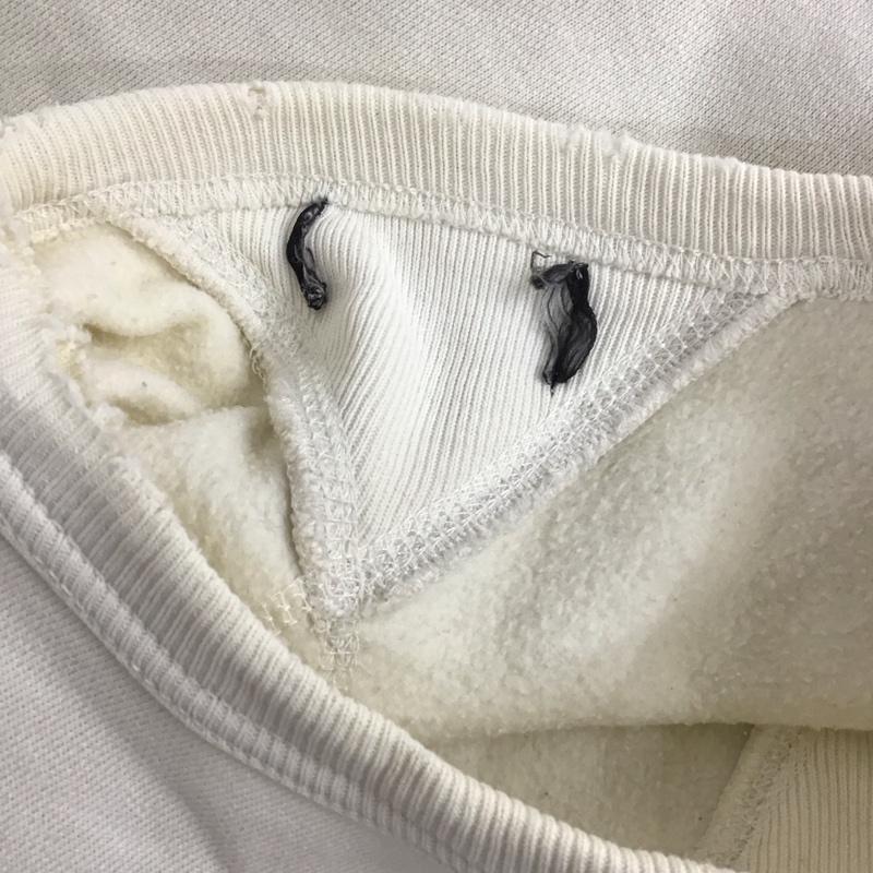 ラルフローレン RALPHLAUREN トレーナー 長袖 長袖トレーナー スウェット クルーネック プルオーバー ロゴ、文字 白 / ホワイト /  メンズ USED 古着 中古 10125288