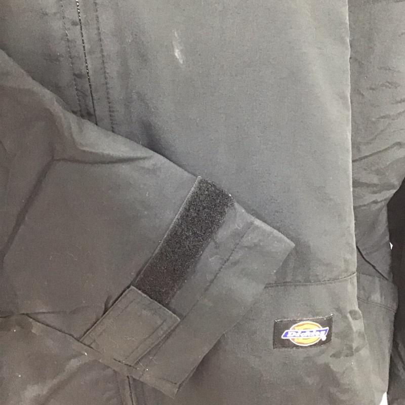 ディッキーズ Dickies ジャケット、上着 ジャンパー、ブルゾン ジップアップジャケット カラージャケット アウター XL 無地 黒 / ブラック /  メンズ USED 古着 中古 10125299