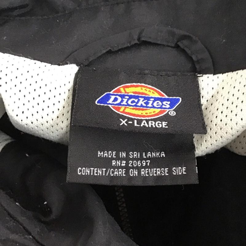 ディッキーズ Dickies ジャケット、上着 ジャンパー、ブルゾン ジップアップジャケット カラージャケット アウター XL 無地 黒 / ブラック /  メンズ USED 古着 中古 10125299