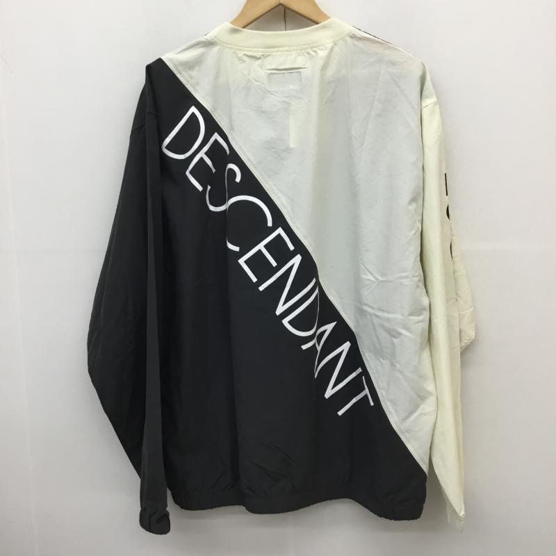 ディセンダント DESCENDANT ジャケット、上着 ジャンパー、ブルゾン NYLON SMOCK　ナイロン　スモック　ディセンダント 3 ロゴ、文字 X プリント X 無地 チャコールグレー / チャコールグレー / X アイボリー / アイボリー /  メンズ USED 古着 中古 10125302