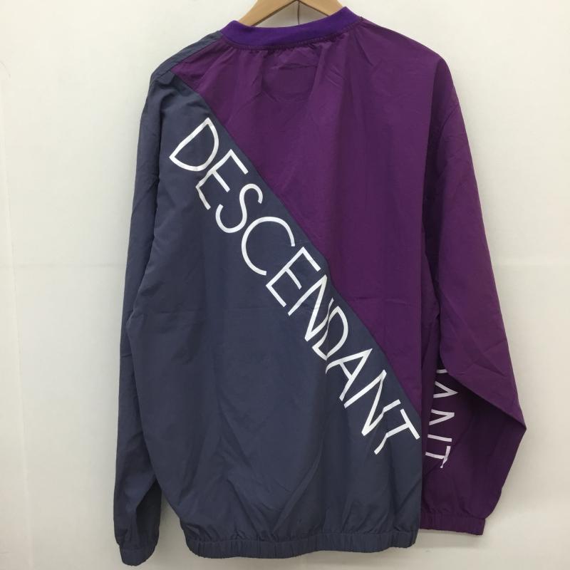 ディセンダント DESCENDANT ジャケット、上着 ジャンパー、ブルゾン NYLON SMOCK ナイロン　スモック　ディセンダント 3 無地 X プリント X ロゴ、文字 紫 / パープル / X グレージュ / グレージュ /  メンズ USED 古着 中古 10125303