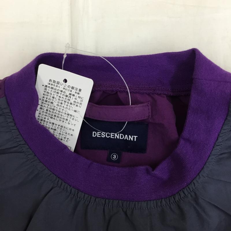 ディセンダント DESCENDANT ジャケット、上着 ジャンパー、ブルゾン NYLON SMOCK ナイロン　スモック　ディセンダント 3 無地 X プリント X ロゴ、文字 紫 / パープル / X グレージュ / グレージュ /  メンズ USED 古着 中古 10125303