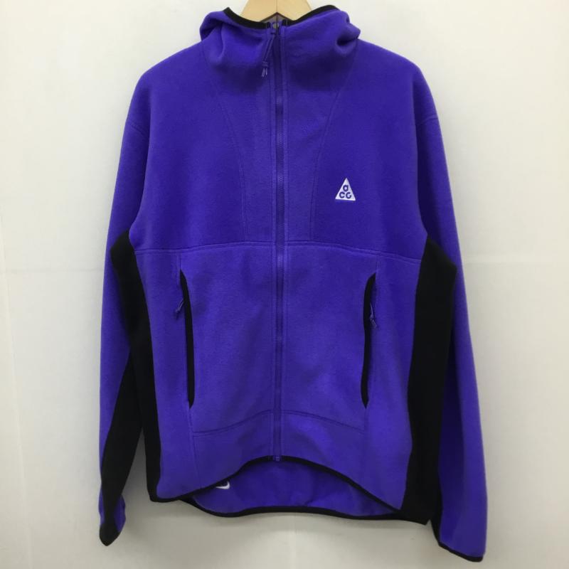 ナイキ エィシージー NIKE ACG ジャケット、上着 ジャケット、ブレザー Wolf Tree Polartec FB8083-510 フルジップ M ロゴ、文字 X 刺繍 紫 / パープル /  メンズ USED 古着 中古 10125305