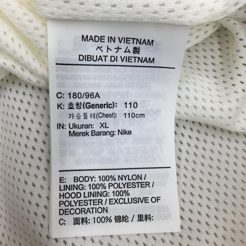 ナイキ NIKE ジャケット、上着 ジャンパー、ブルゾン DV7650-277　ジョーダン エッセンシャル ハイブリッド ウーヴン ジャケット XL プリント X ロゴ、文字 白 / ホワイト / X ベージュ / ベージュ /  メンズ USED 古着 中古 10125306