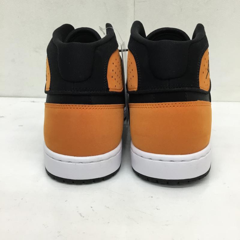 ナイキ NIKE スニーカー スニーカー AR3762-008 NIKE JORDAN ACCESS ナイキ ジョーダン アクセス 29.0cm ロゴ、文字 黒 / ブラック / X 橙 / オレンジ /  メンズ USED 古着 中古 10125307