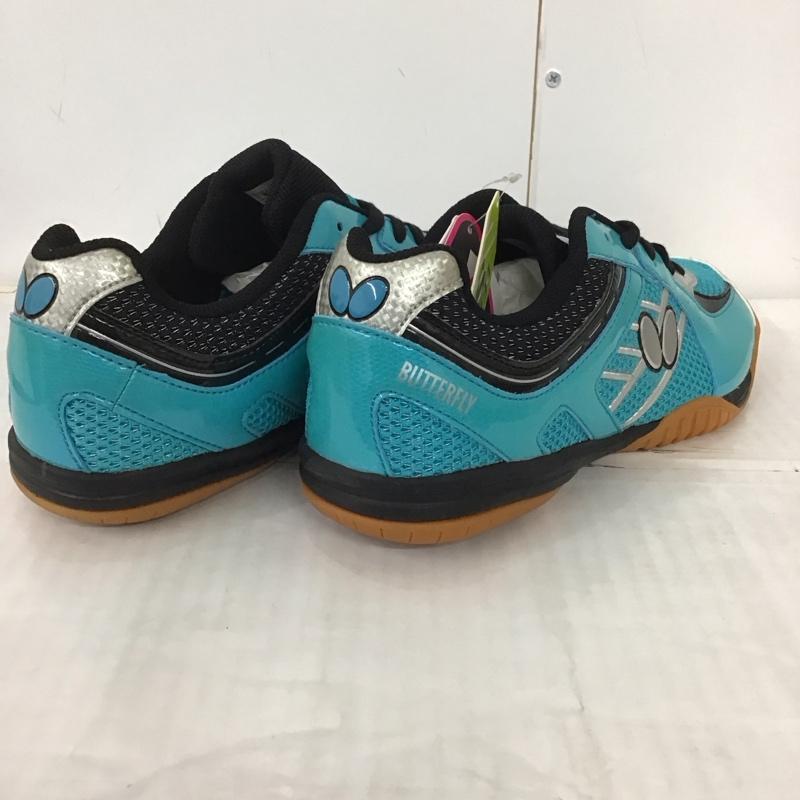 バタフライ BUTTERFLY シューズ シューズ レゾライン サル 93640 卓球シューズ 22.0cm 無地 水色 / ライトブルー /  レディース USED 古着 中古 10125320