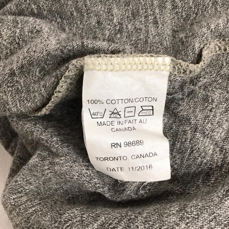 トッドスナイダー TODD SNYDER Tシャツ 半袖 半袖カットソー 無地Tシャツ クルーネックカットソー champion XS 無地 灰 / グレー /  メンズ USED 古着 中古 10125329