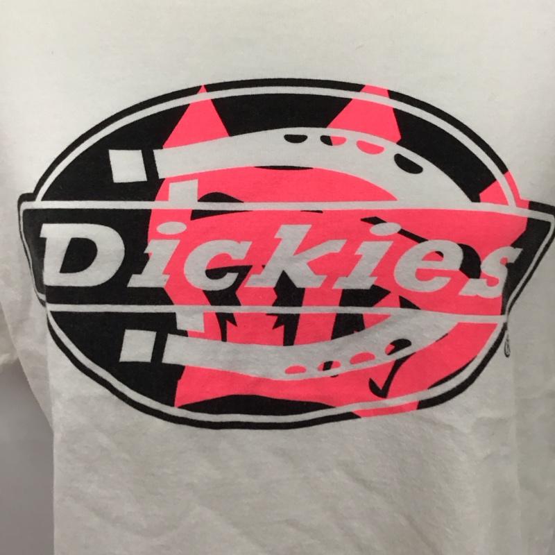 ロデオクラウンズ Rodeo Crowns Tシャツ 半袖 半袖カットソー プリントTシャツ クルーネックカットソー dickies FREE プリント 白 / ホワイト /  レディース USED 古着 中古 10125341