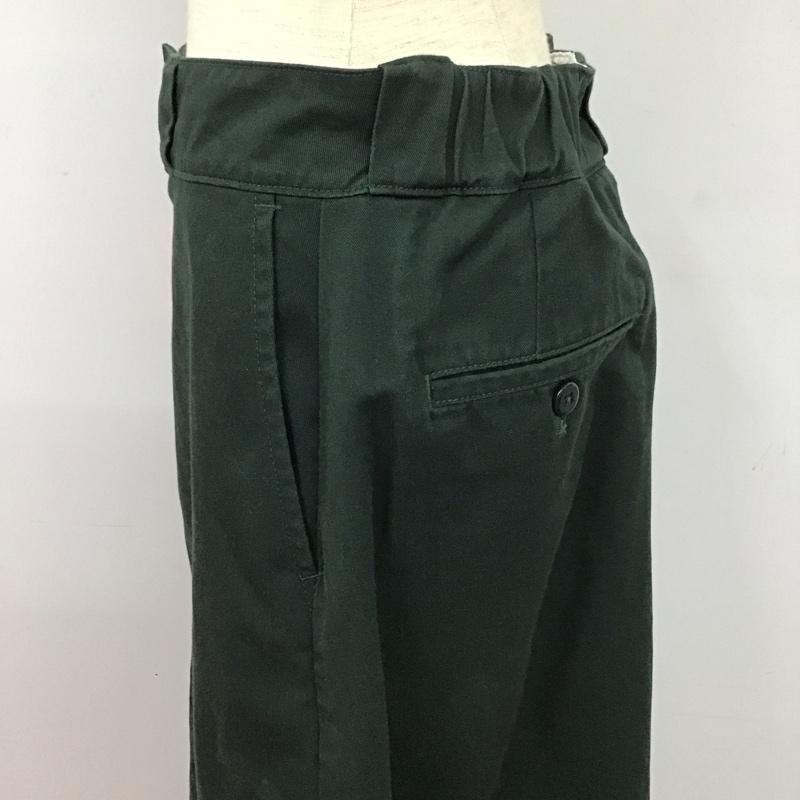 ディッキーズ Dickies スカート ロングスカート ロングスカート フレアスカート デニムスカート M 無地 緑 / グリーン /  レディース USED 古着 中古 10125344