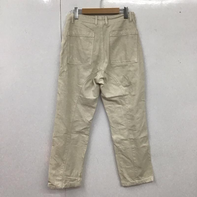 ザラ ZARA パンツ デニム、ジーンズ デニムパンツ ワイドパンツ カジュアルパンツ S 無地 白 / ホワイト /  レディース USED 古着 中古 10125346