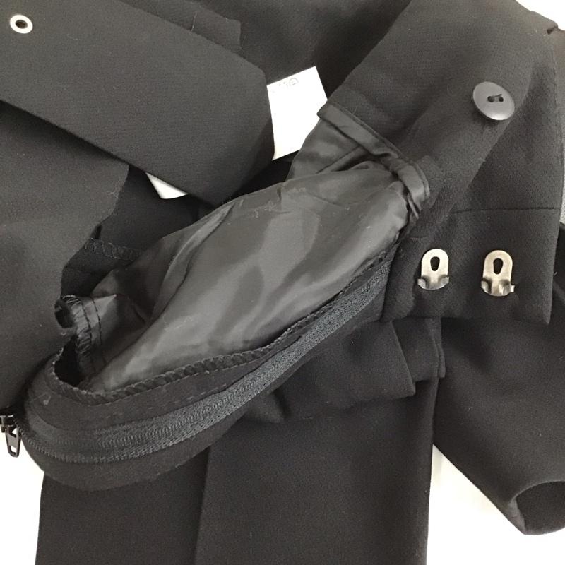 ザラ ZARA パンツ スラックス スラックスパンツ ワイドパンツ センタータックパンツ S 無地 黒 / ブラック /  レディース USED 古着 中古 10125347