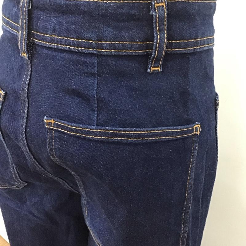 ザラ ZARA パンツ デニム、ジーンズ デニムパンツ スリムパンツ カジュアルパンツ 34インチ 無地 インディゴ / インディゴ /  レディース USED 古着 中古 10125349