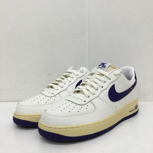 ナイキ NIKE スニーカー スニーカー FQ8103-133 Nike Women s Air Force 1  07 Sail/Pale Vanilla/Gold Suede/Deep Royal Blue ナイキ ウィメンズ エアフォース1  07 セイル/ペールバニラ/ゴールドスウェード/ 29.0cm ロゴ、文字 白 / ホワイト / X 青 / ブルー /  メンズ USED 古着 中古 10125391