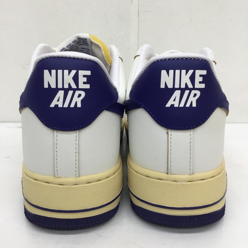 ナイキ NIKE スニーカー スニーカー FQ8103-133 Nike Women s Air Force 1  07 Sail/Pale Vanilla/Gold Suede/Deep Royal Blue ナイキ ウィメンズ エアフォース1  07 セイル/ペールバニラ/ゴールドスウェード/ 29.0cm ロゴ、文字 白 / ホワイト / X 青 / ブルー /  メンズ USED 古着 中古 10125391