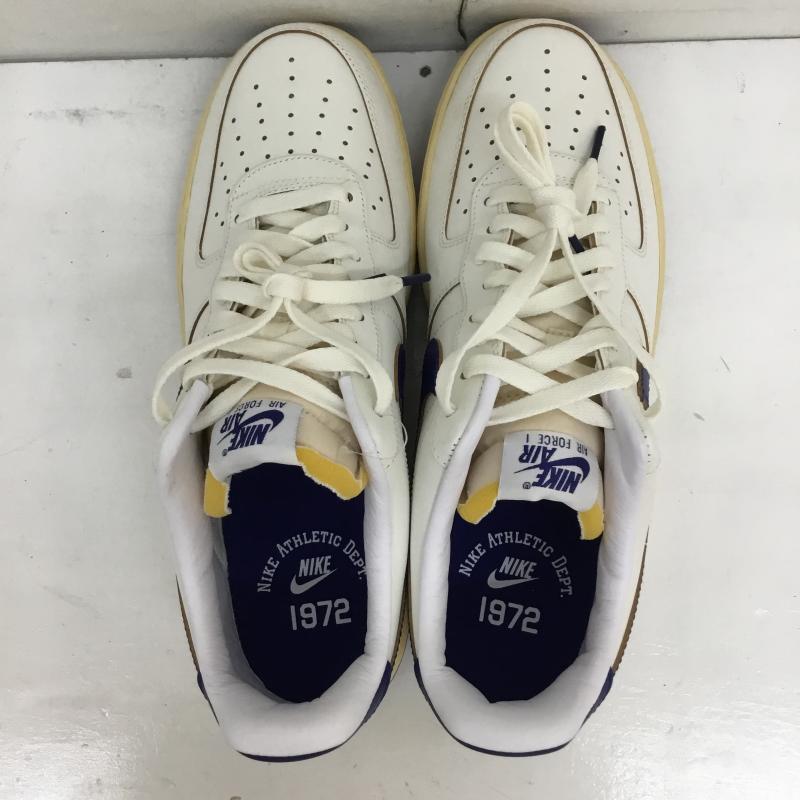 ナイキ NIKE スニーカー スニーカー FQ8103-133 Nike Women s Air Force 1  07 Sail/Pale Vanilla/Gold Suede/Deep Royal Blue ナイキ ウィメンズ エアフォース1  07 セイル/ペールバニラ/ゴールドスウェード/ 29.0cm ロゴ、文字 白 / ホワイト / X 青 / ブルー /  メンズ USED 古着 中古 10125391