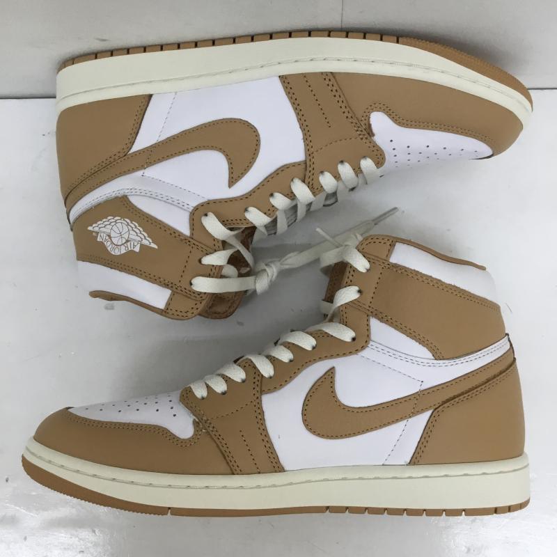 ナイキ NIKE スニーカー スニーカー FN6622-201 Nike Women s Air Jordan 1 Retro High OG Praline ナイキ ウィメンズ エアジョーダン1 レトロ ハイ OG プラリネ 28.5cm ロゴ、文字 白 / ホワイト / X 茶 / ブラウン /  メンズ USED 古着 中古 10125393