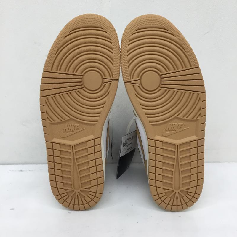 ナイキ NIKE スニーカー スニーカー FN6622-201 Nike Women s Air Jordan 1 Retro High OG Praline ナイキ ウィメンズ エアジョーダン1 レトロ ハイ OG プラリネ 28.5cm ロゴ、文字 白 / ホワイト / X 茶 / ブラウン /  メンズ USED 古着 中古 10125393